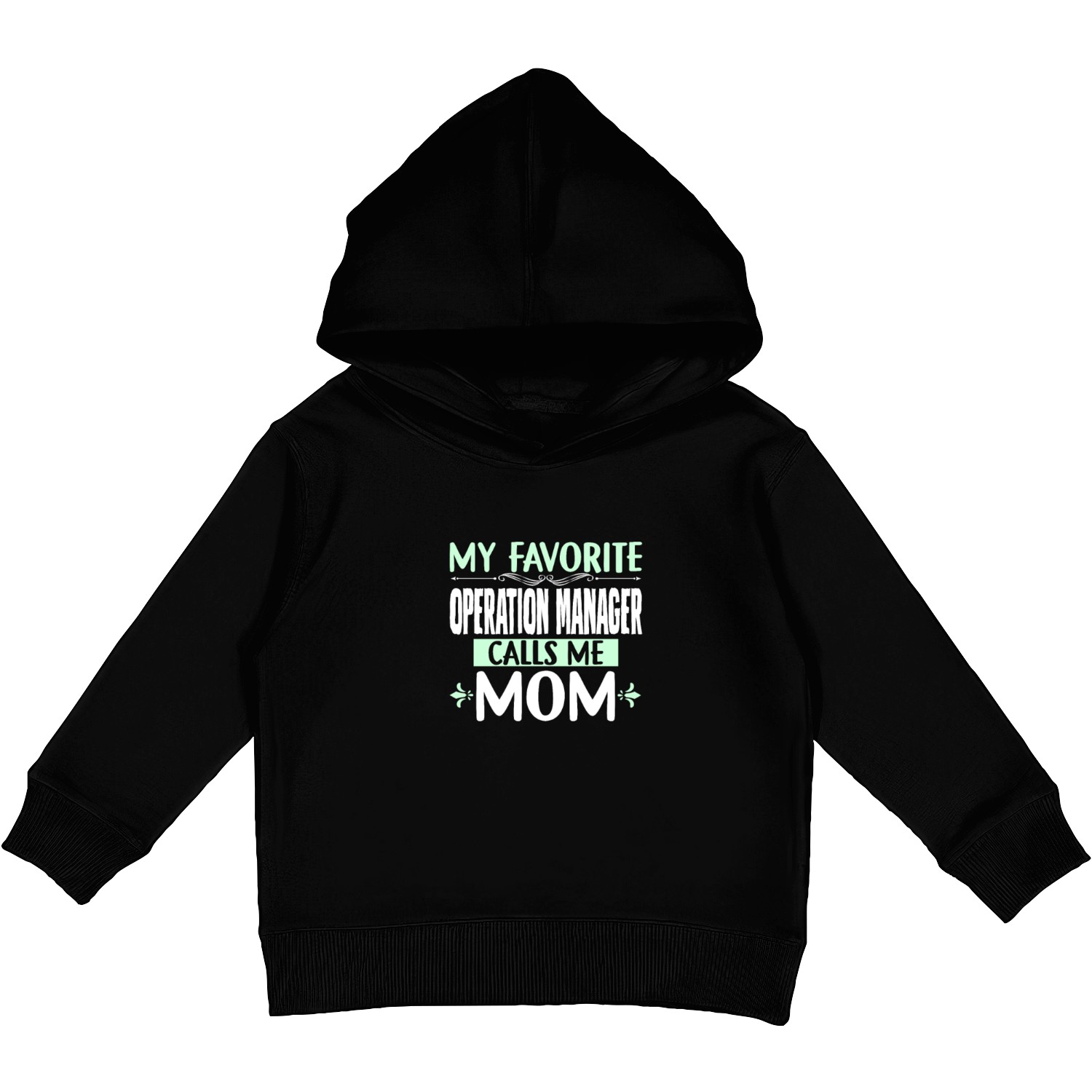 Mother Best Business Manager Kids Pullover Hoodies