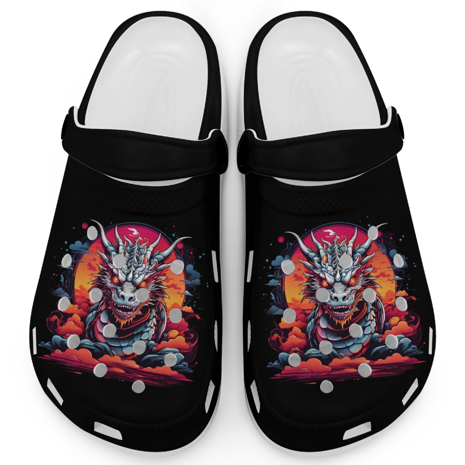 art of dragon Clogs