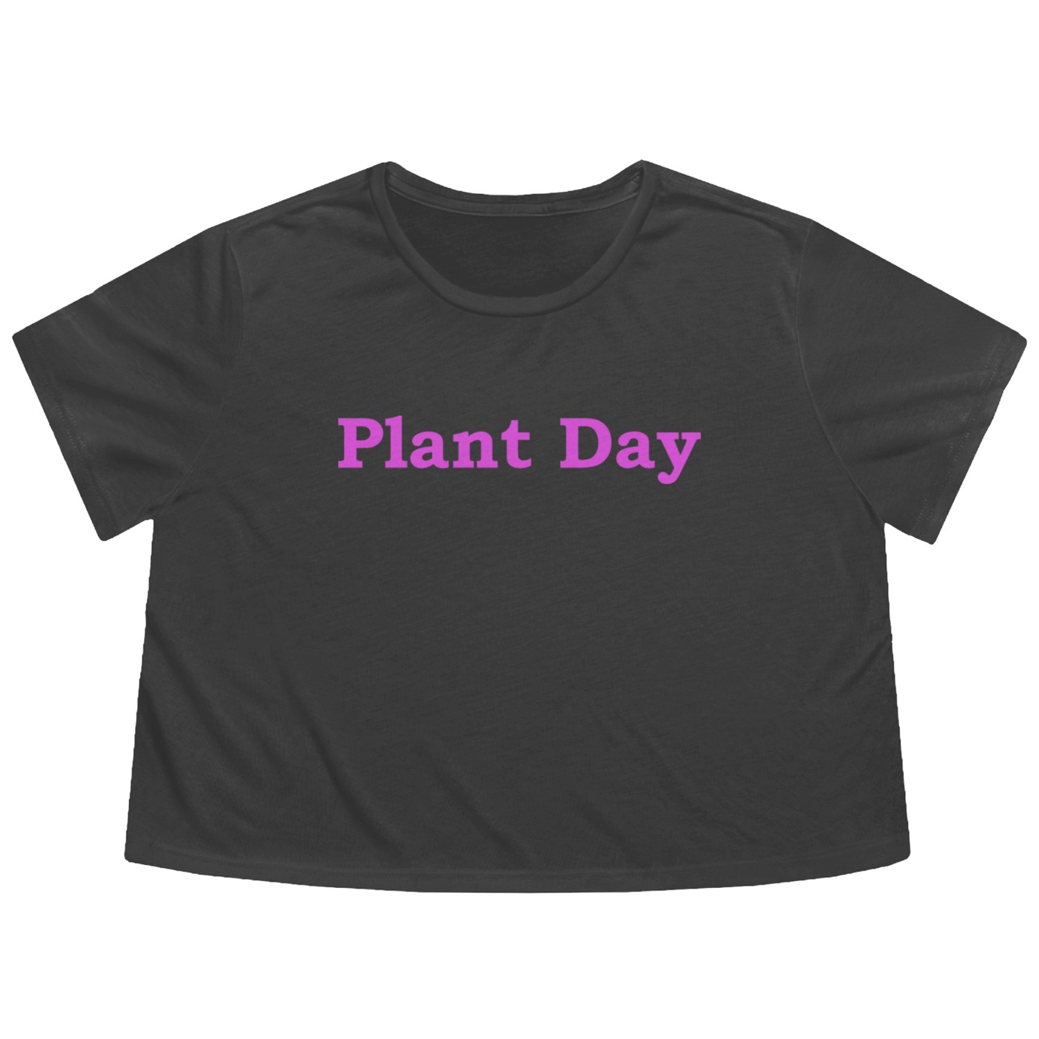 world plant day design gift Flowy Cropped Tees