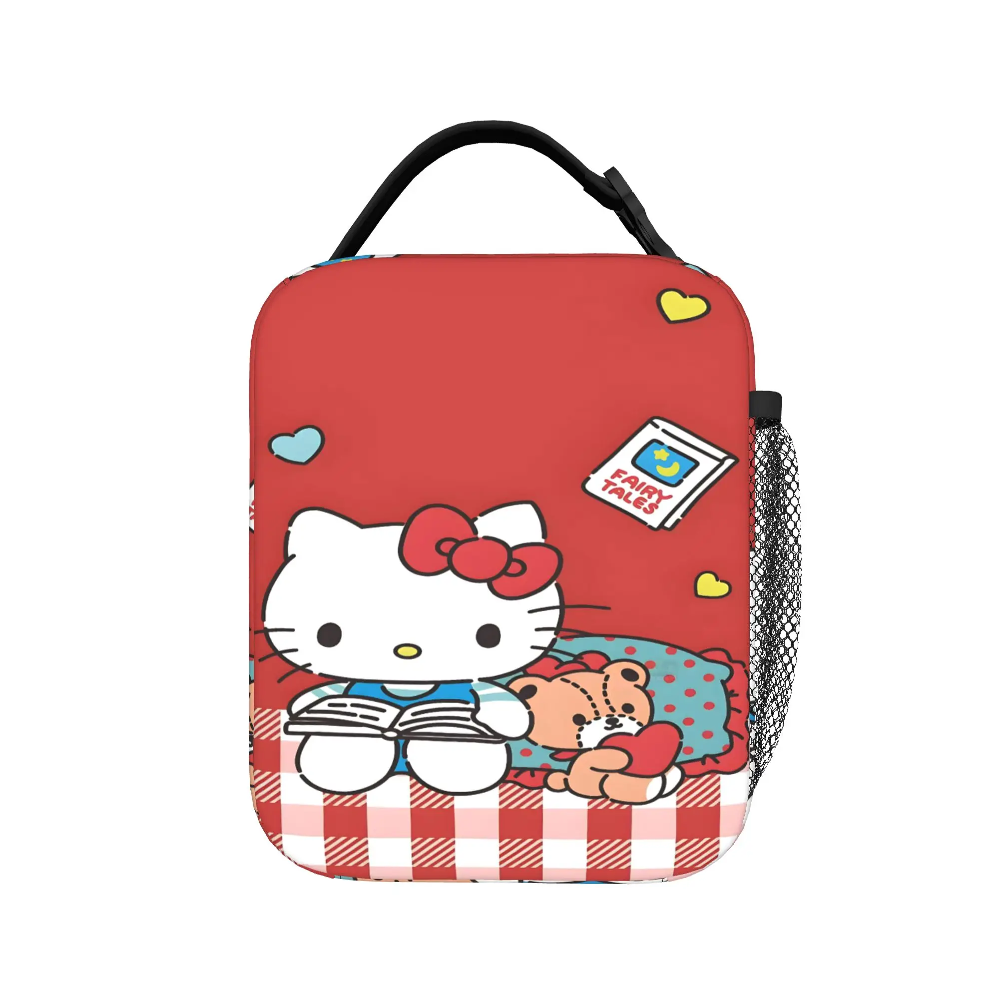 hellos kittys Thermal Insulated Lunch Bag for Work Portable Food Bag Men Women Thermal Cooler Lunch Boxes