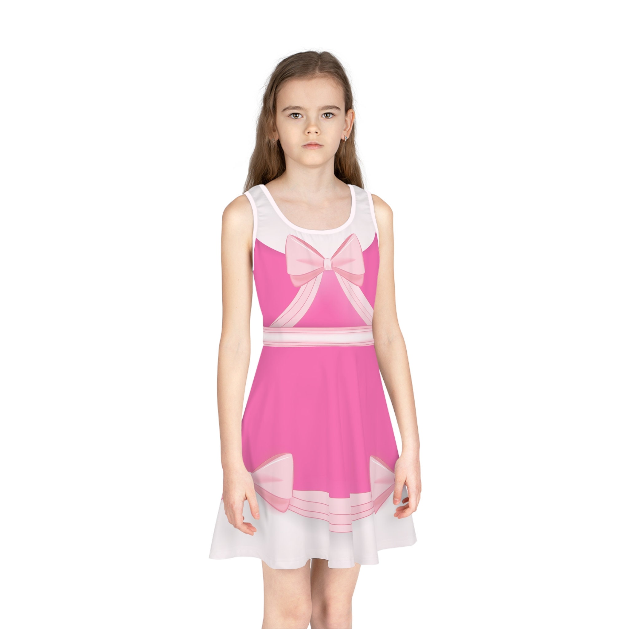 Pink Cindy Girls' Sleeveless Sundress