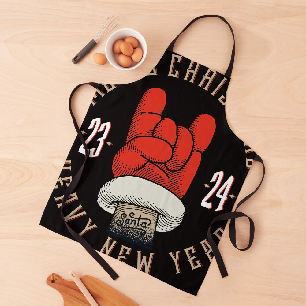 Metal Christmas & Heavy New Year Apron