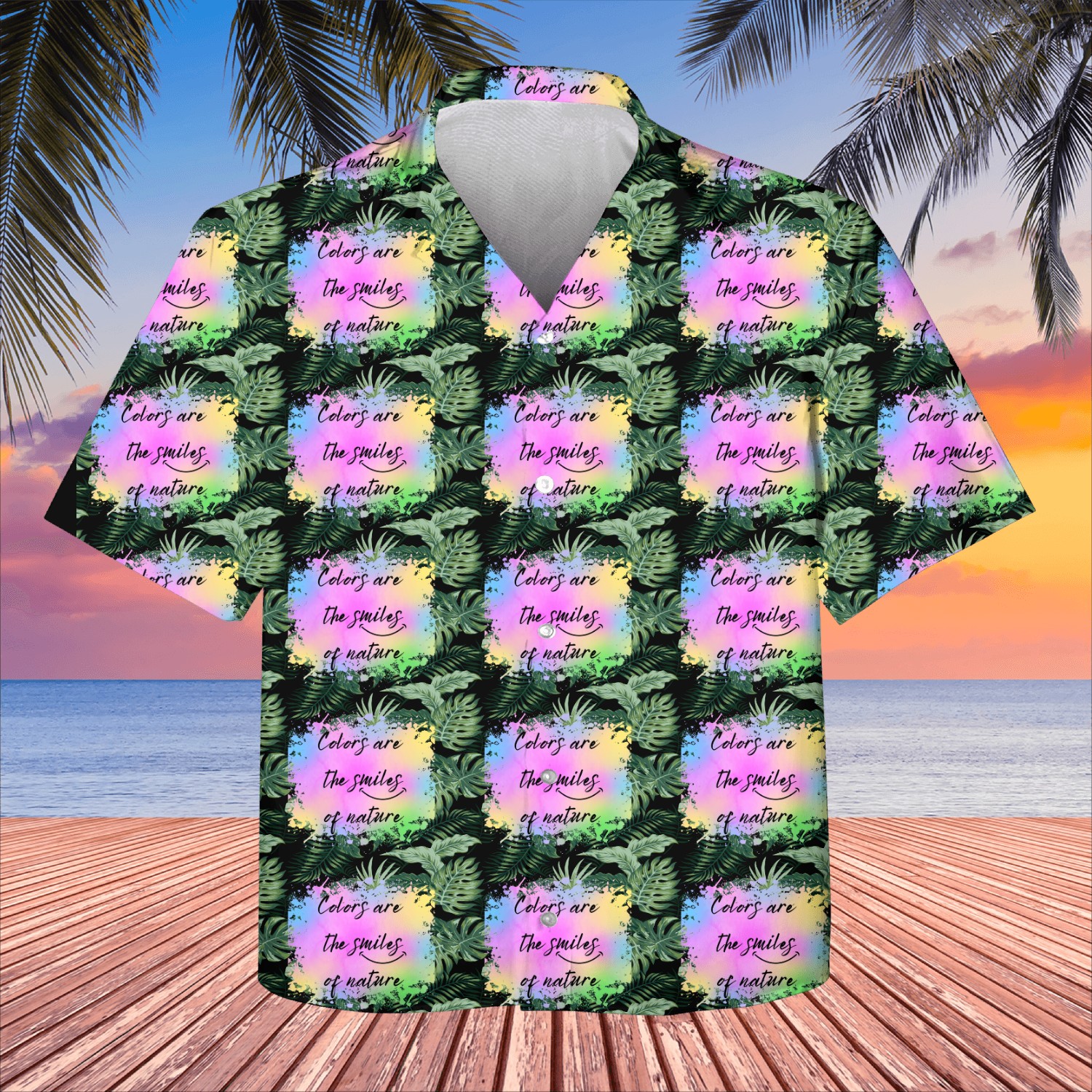 Color Are The Smiles Of Nature Kids Hawaiians