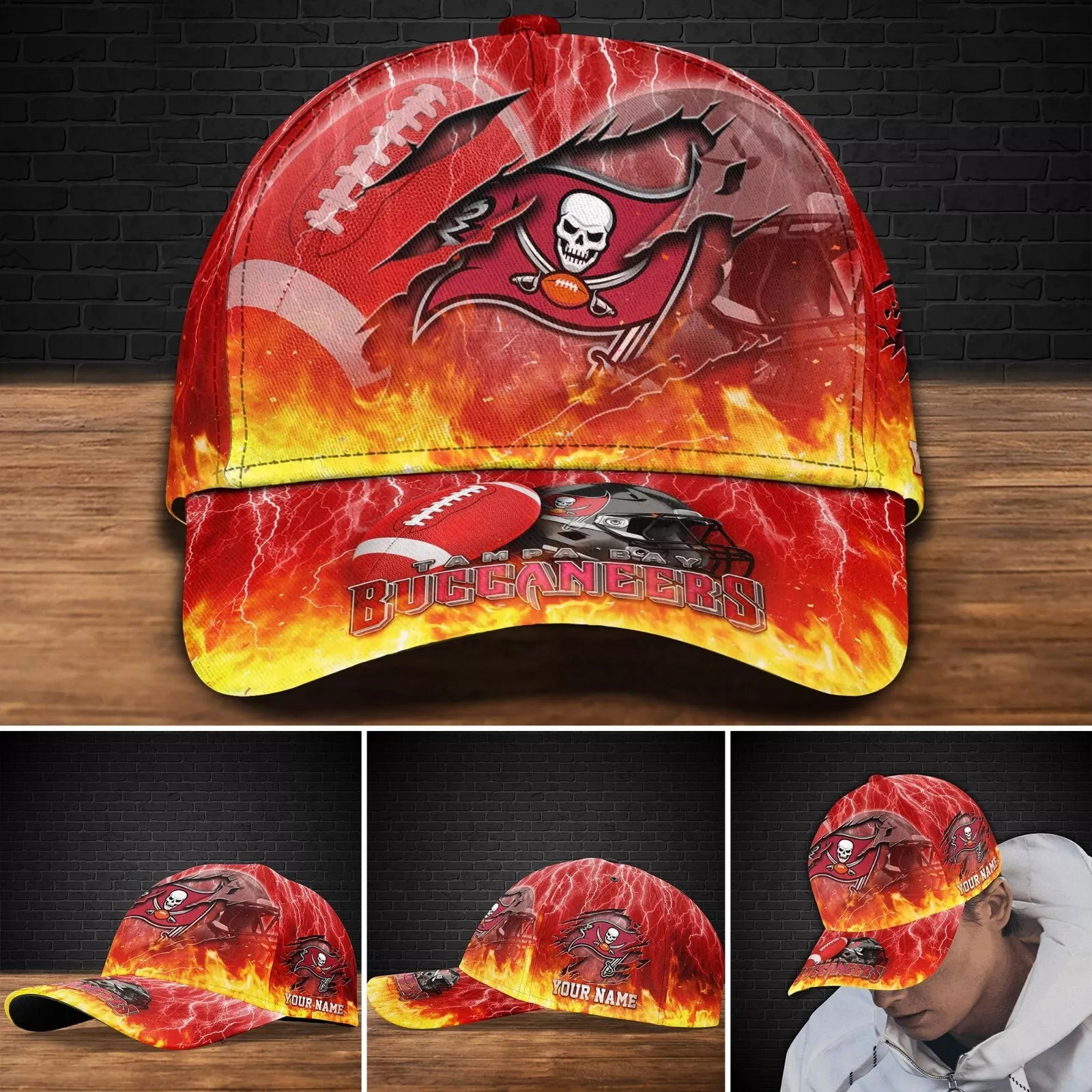 Personalized Tampa Bay Football Team Buccaneerss Sport Unisex Classic Cap Gift