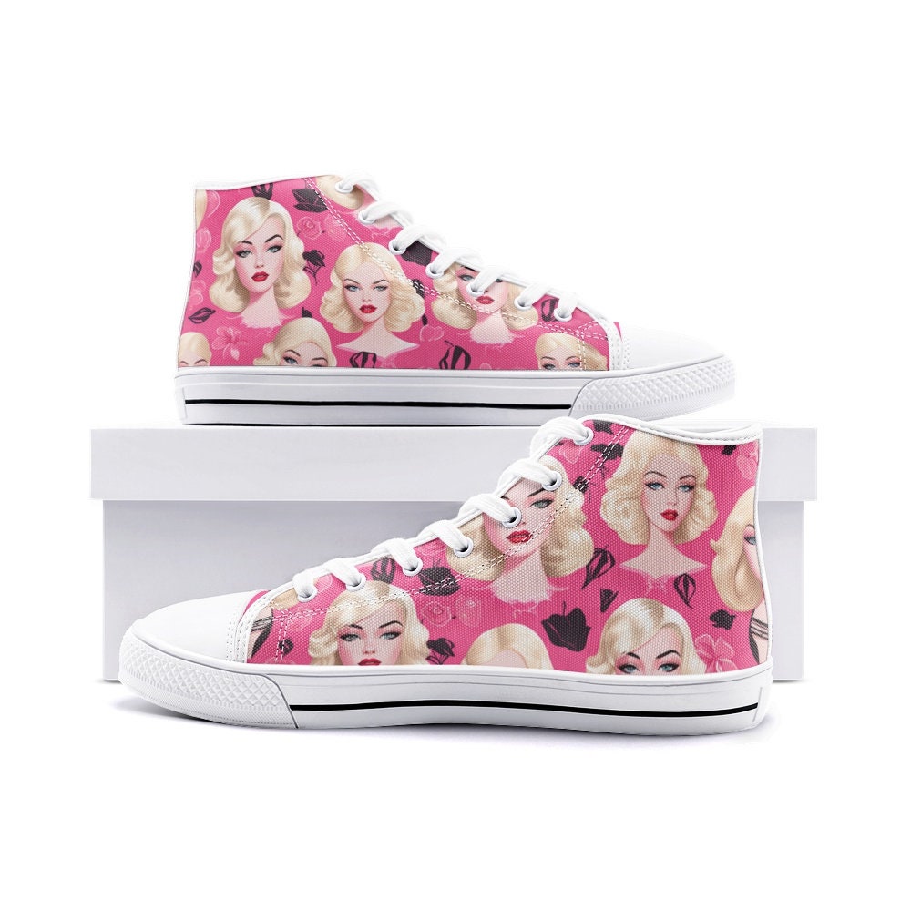 Women's doll high top sneakers