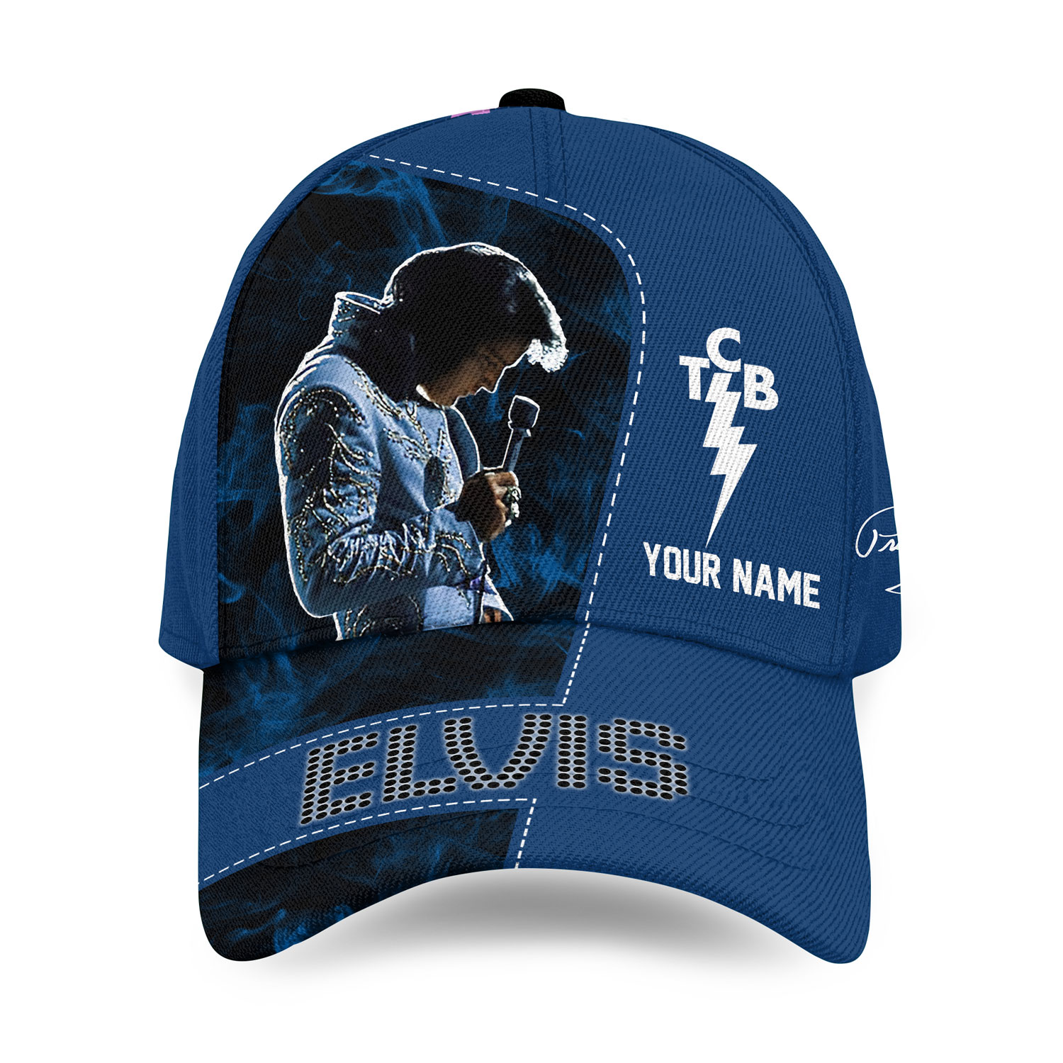 Custom Elvis Presley Cap, Elvis Presley Classic Cap, Elvis King Of Rock Hat, Rock N Roll Baseball Cap, Elvis Presley Men Cap