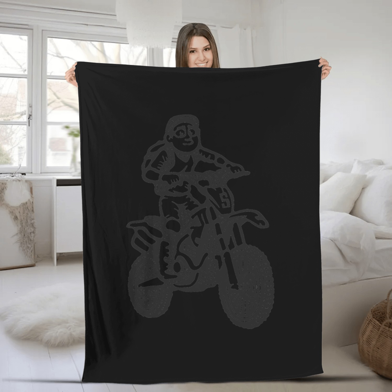 Wheelie Silly: Dirt Bike Comics & Rider Fails 017 Fleece Blankets