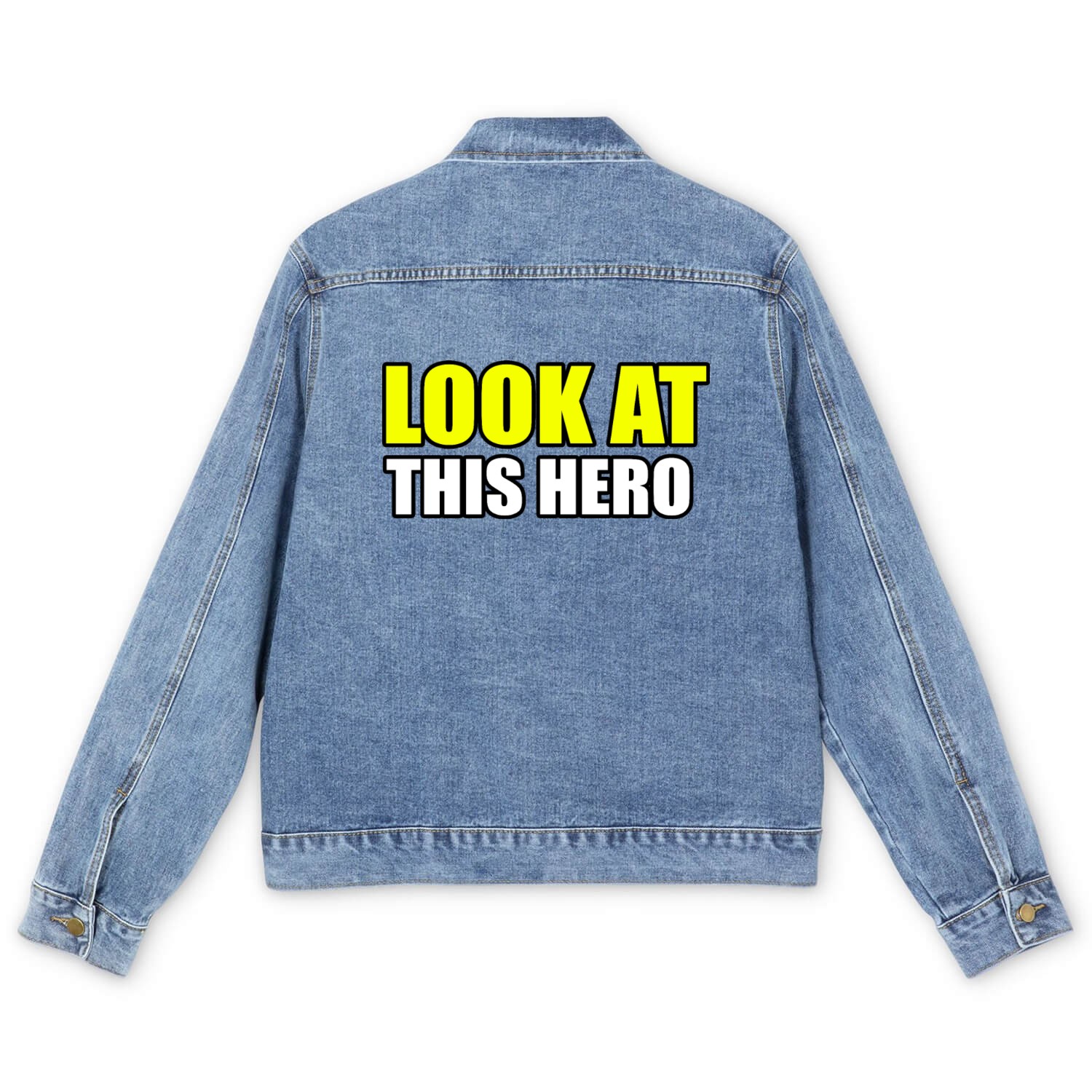 LOOK AT THIS HERO Men's Denim Jackets Men's Denim Jackets