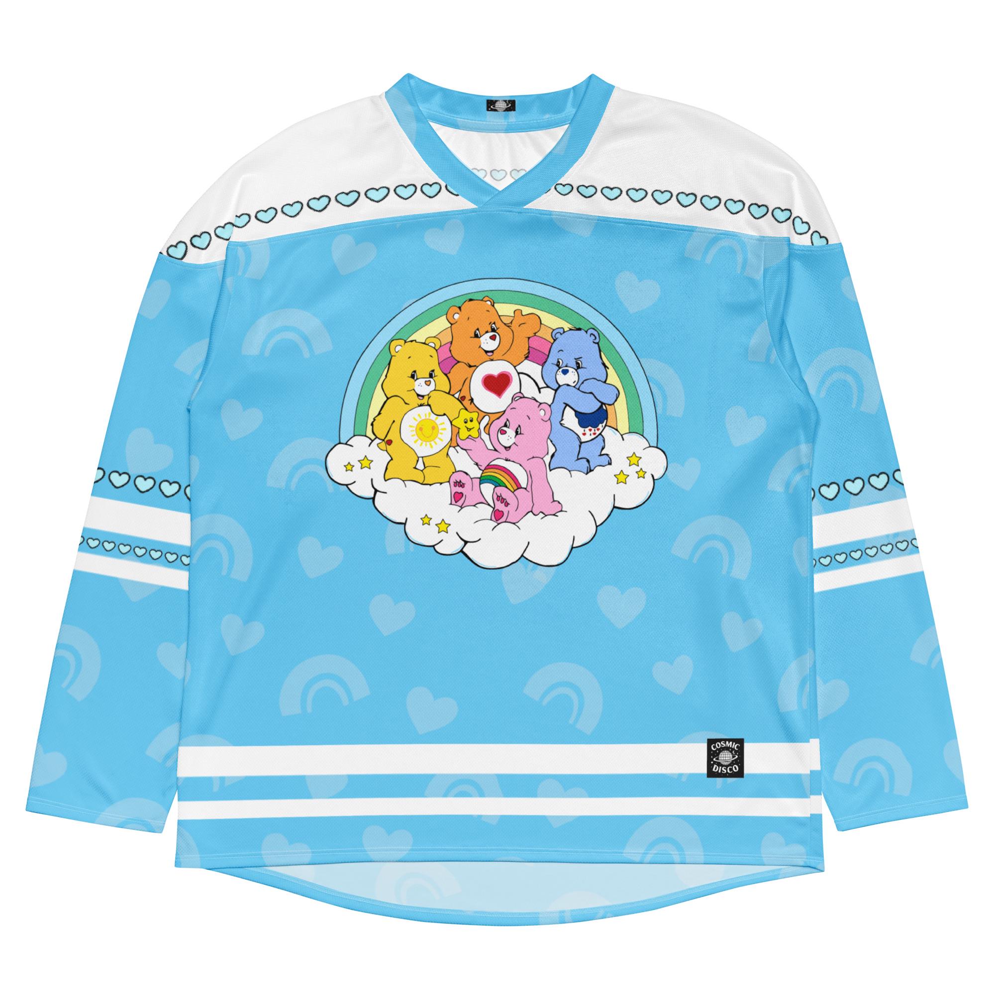Care Bear Inspired Little Rave Jersey, Comfy Outfit for Bass Music Lovers
