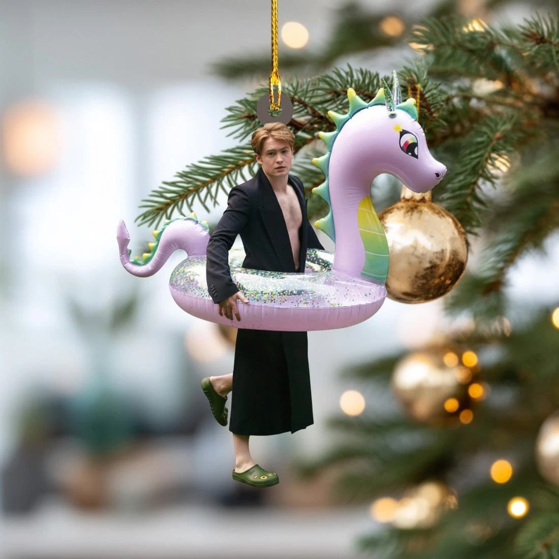 Kit Connor Christmas Ornament, Heartstopper Fan Gift, Retro TV Show