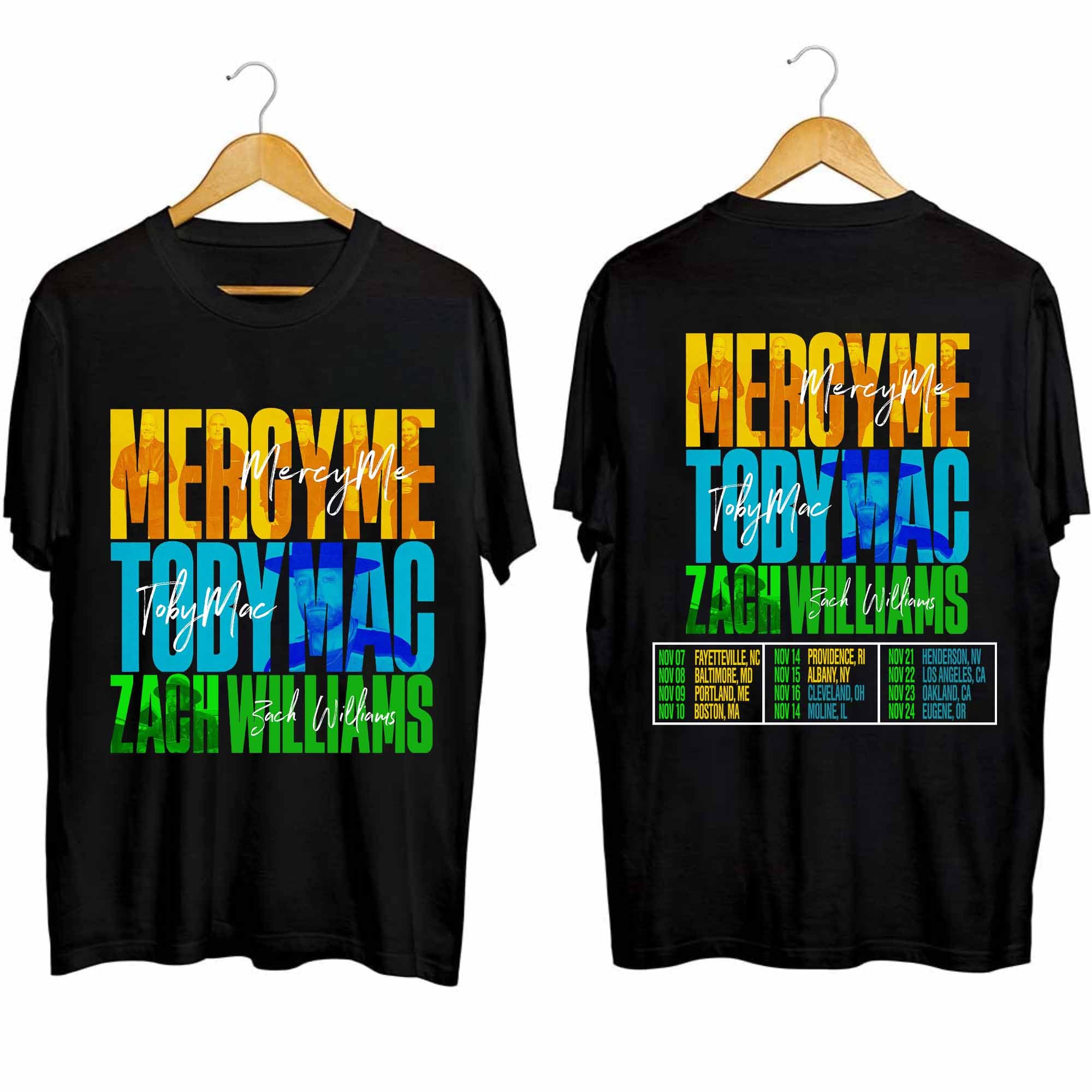 TobyMac, MercyMe and Zach Williams 2024 Tour Shirt