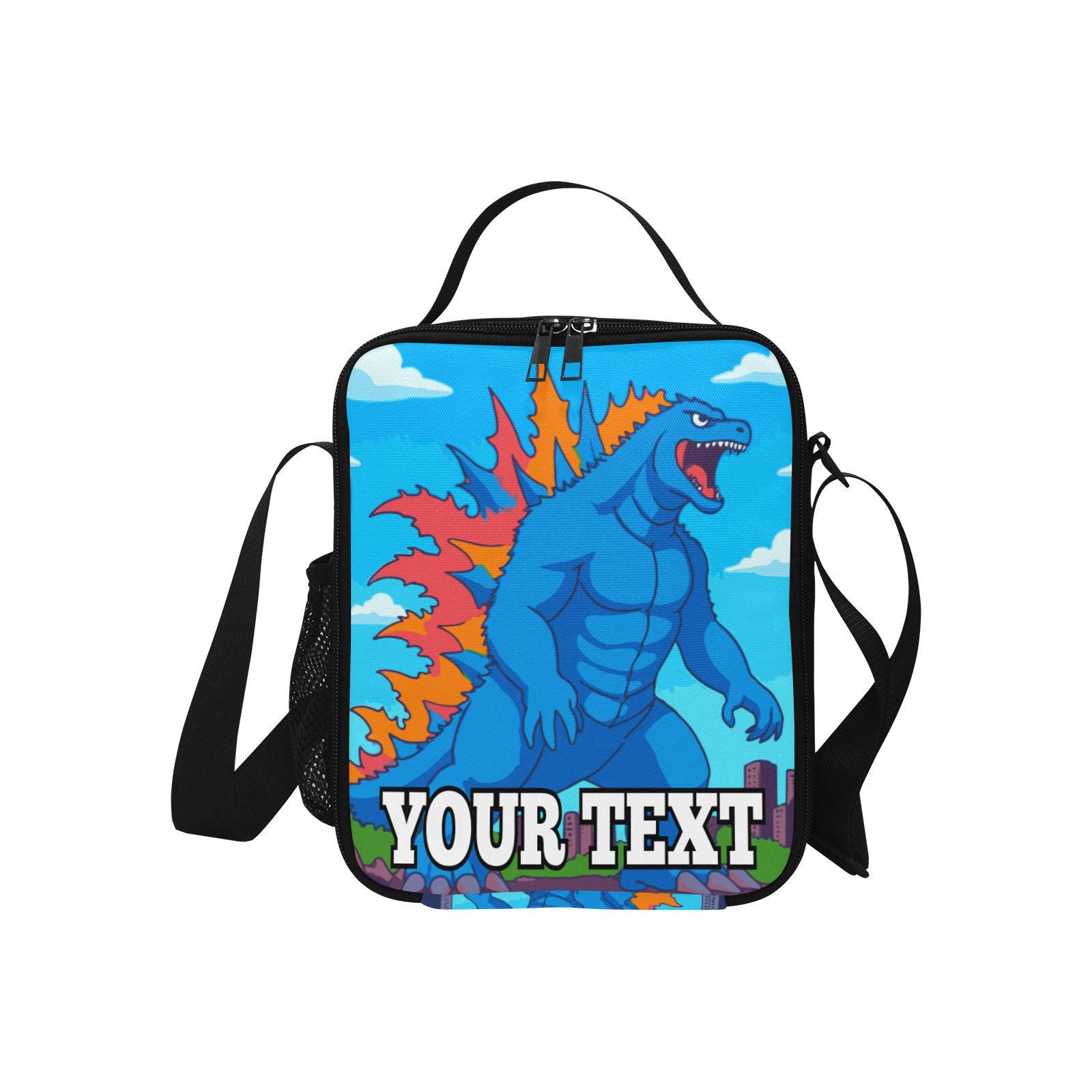 Personalized Dinosaur Lunch Bag, Gift for Kids