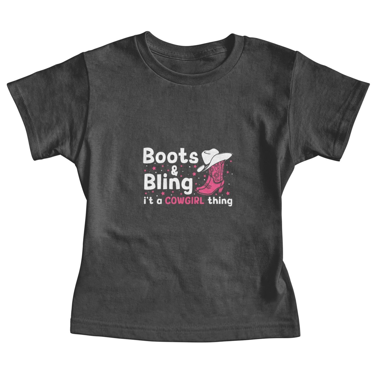 Boots And Bling It's A Cowgirl Thing Baby Tees