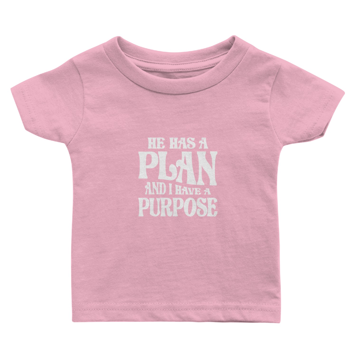 Divine Plan Purposeful Life Christian Quote Baby T Shirts