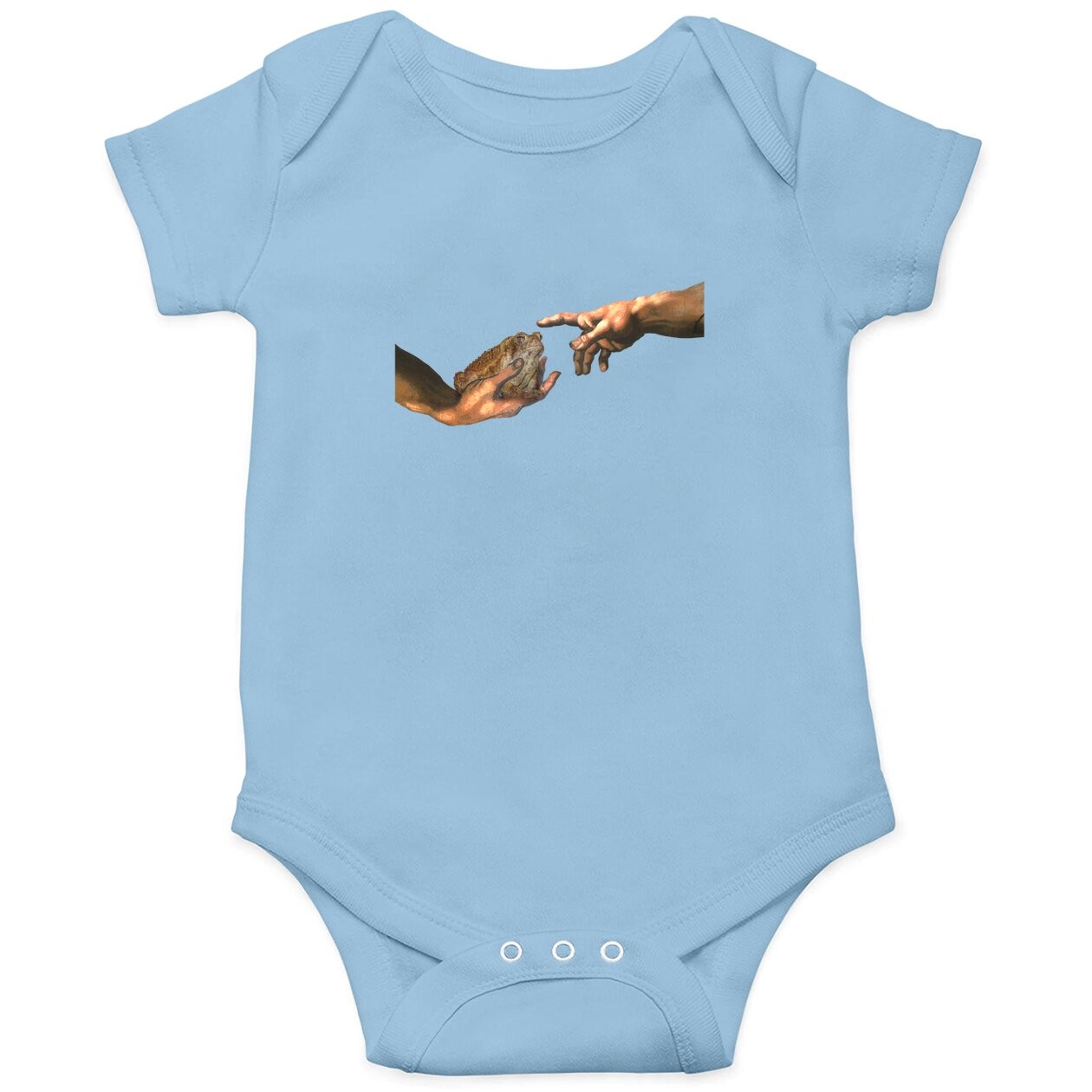 Michelangelo's Toad Parody, Creation Of A Toad Frog Baby Bodysuit