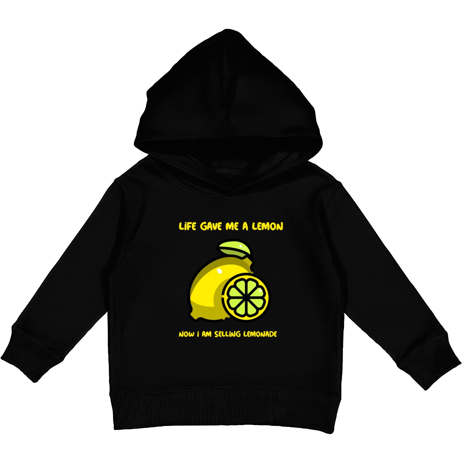 Life has given me a lemon Kids Pullover Hoodies