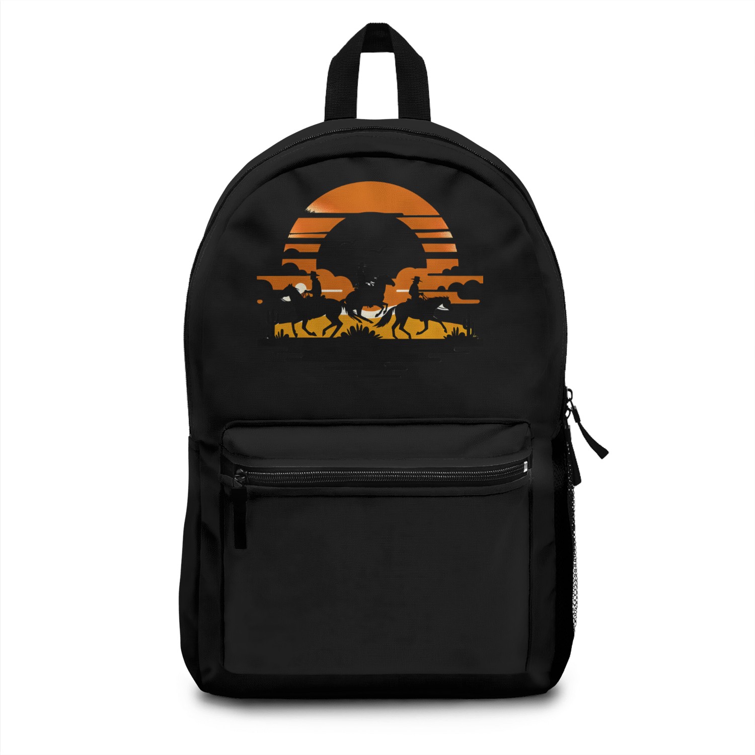 Western Riders at Sunset Backpacks