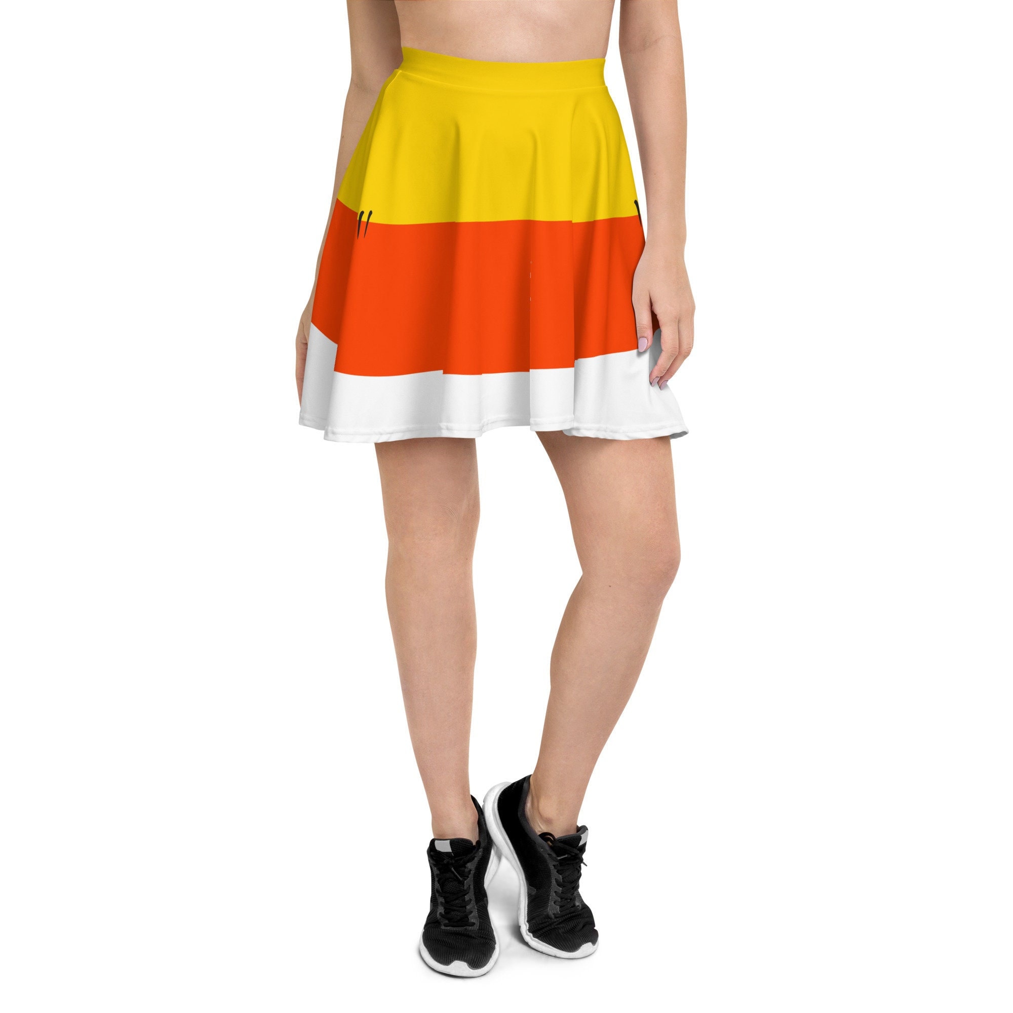 Duck Halloween Candy Running Costume Skater Skirt