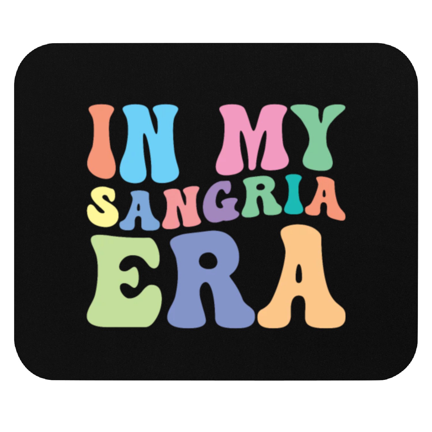 Sangria Retro Groovy In My Sangria Era Mouse Pads