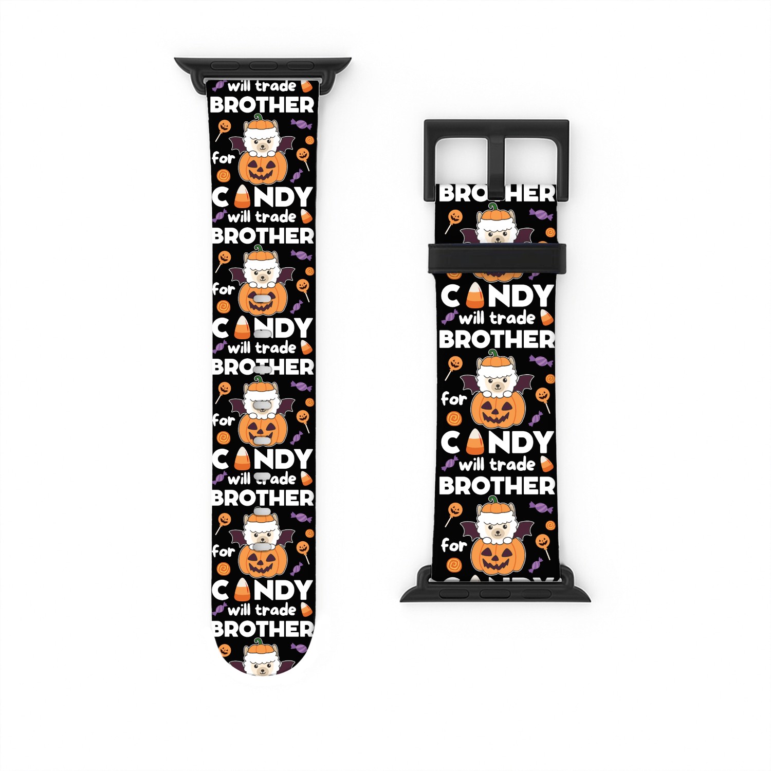 Alpaca Halloween Trade Brother For Candy Watch Bands For Apple Watch