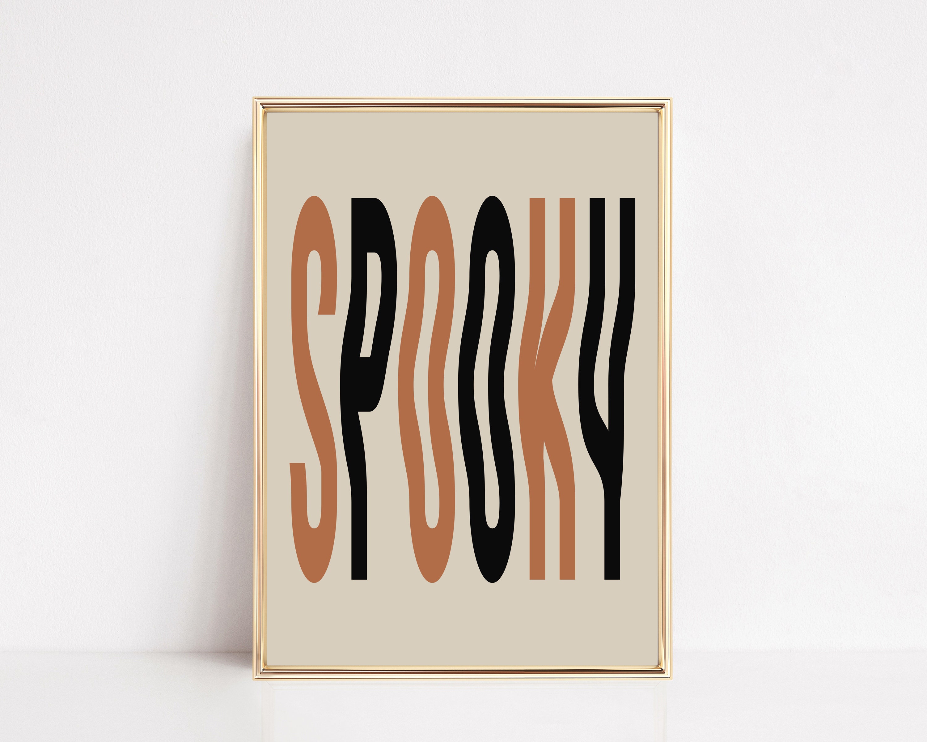 spooky wall art | trendy wall art print | halloween decor | halloween wall art | halloween print | typography