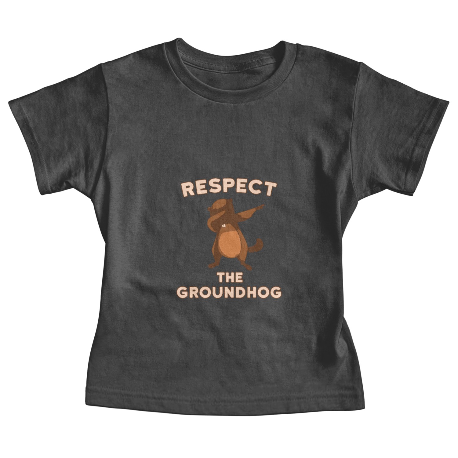 Dabbing Groundhog Day Respect the Groundhog Baby Tees