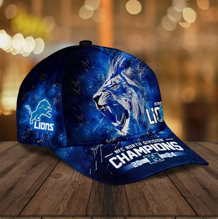 New Detroit Team Lions Classic Cap