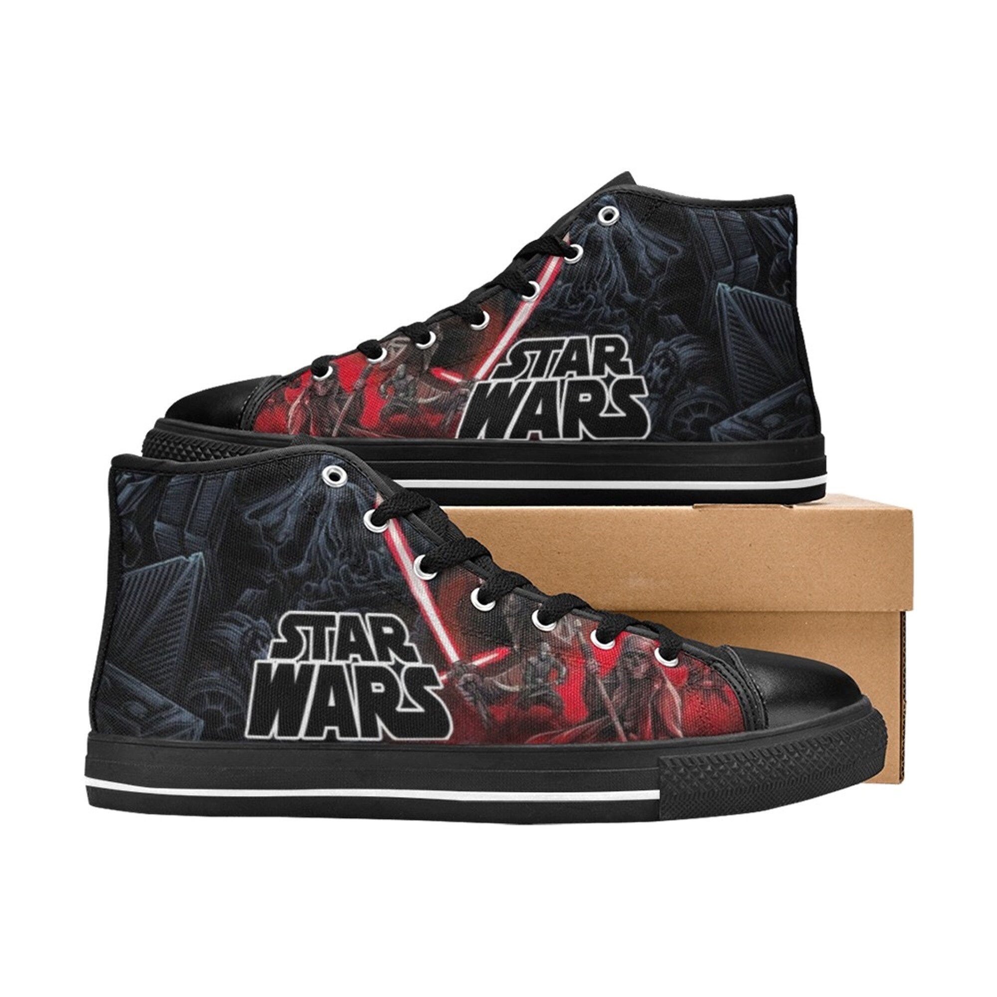 Star Wars High Top Shoes, Star Wars Movie High Top Sneakers