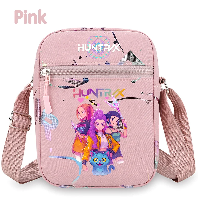 K-pop Demon Hunter Candy Kids Lunch Bag, Portable Learning Kit Pouch, Purse Wallet, Belt Pouch, Shoulder Daypack