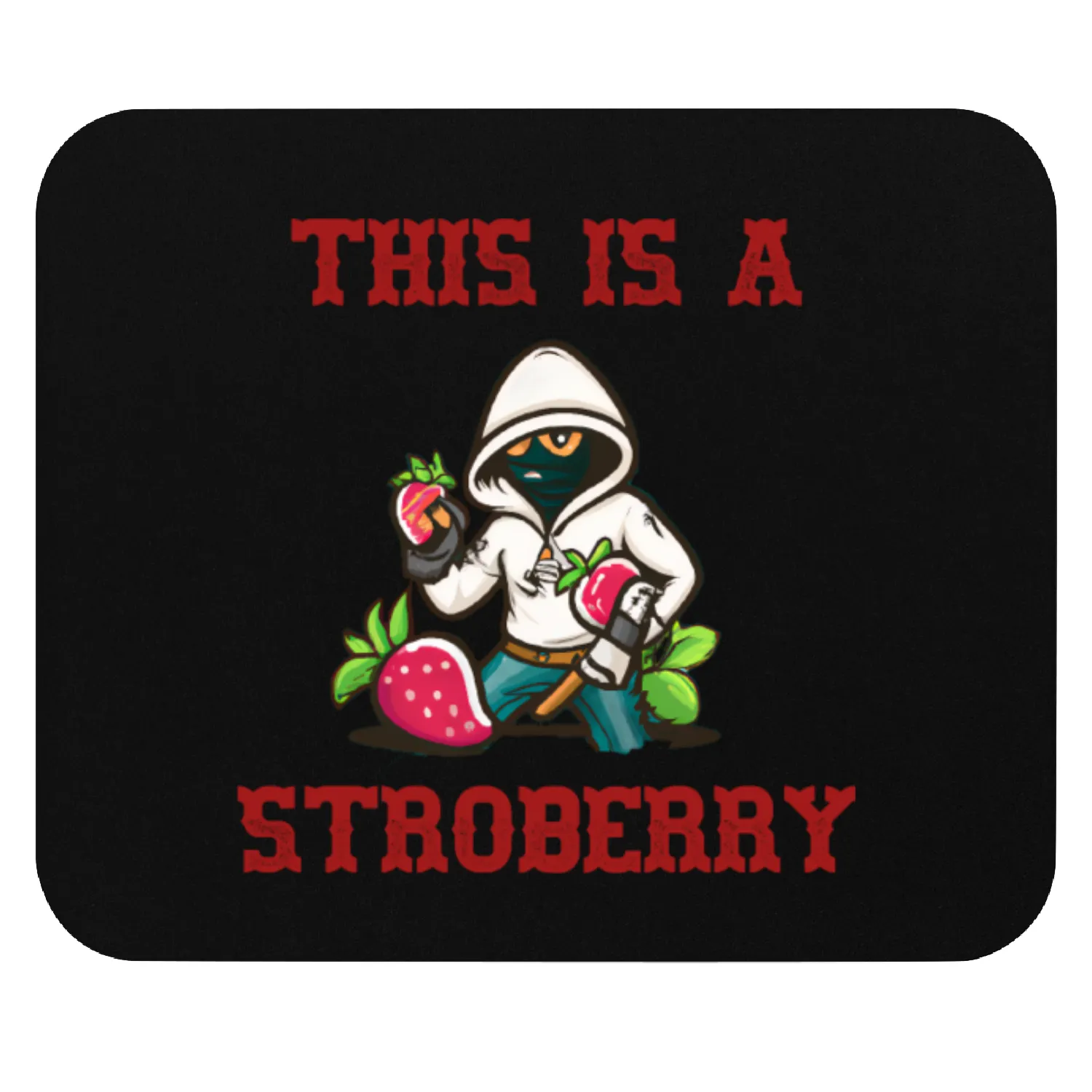 This is a Stroberry Mouse Pads