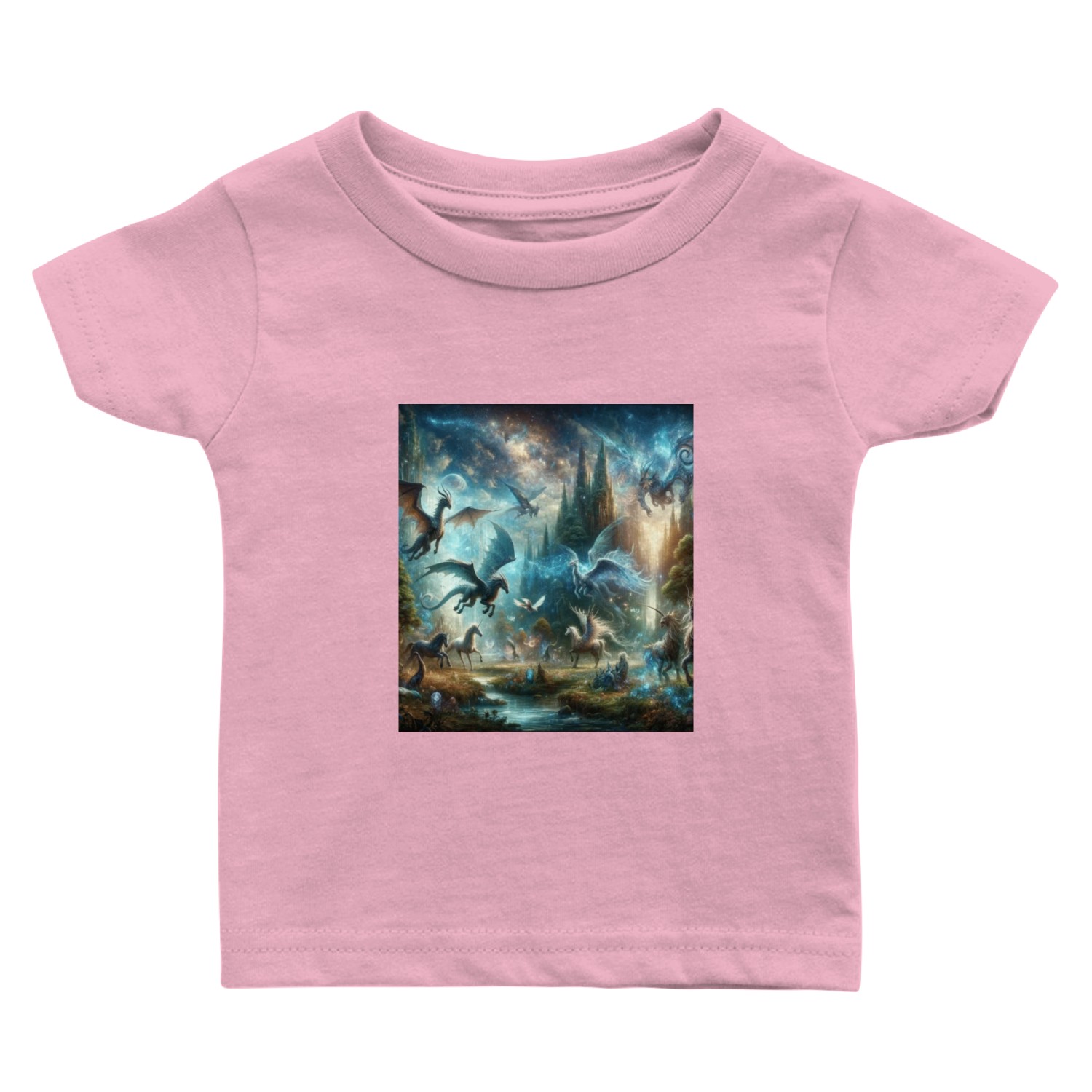 Fantasy Mythical Winged Creatures Baby T Shirts