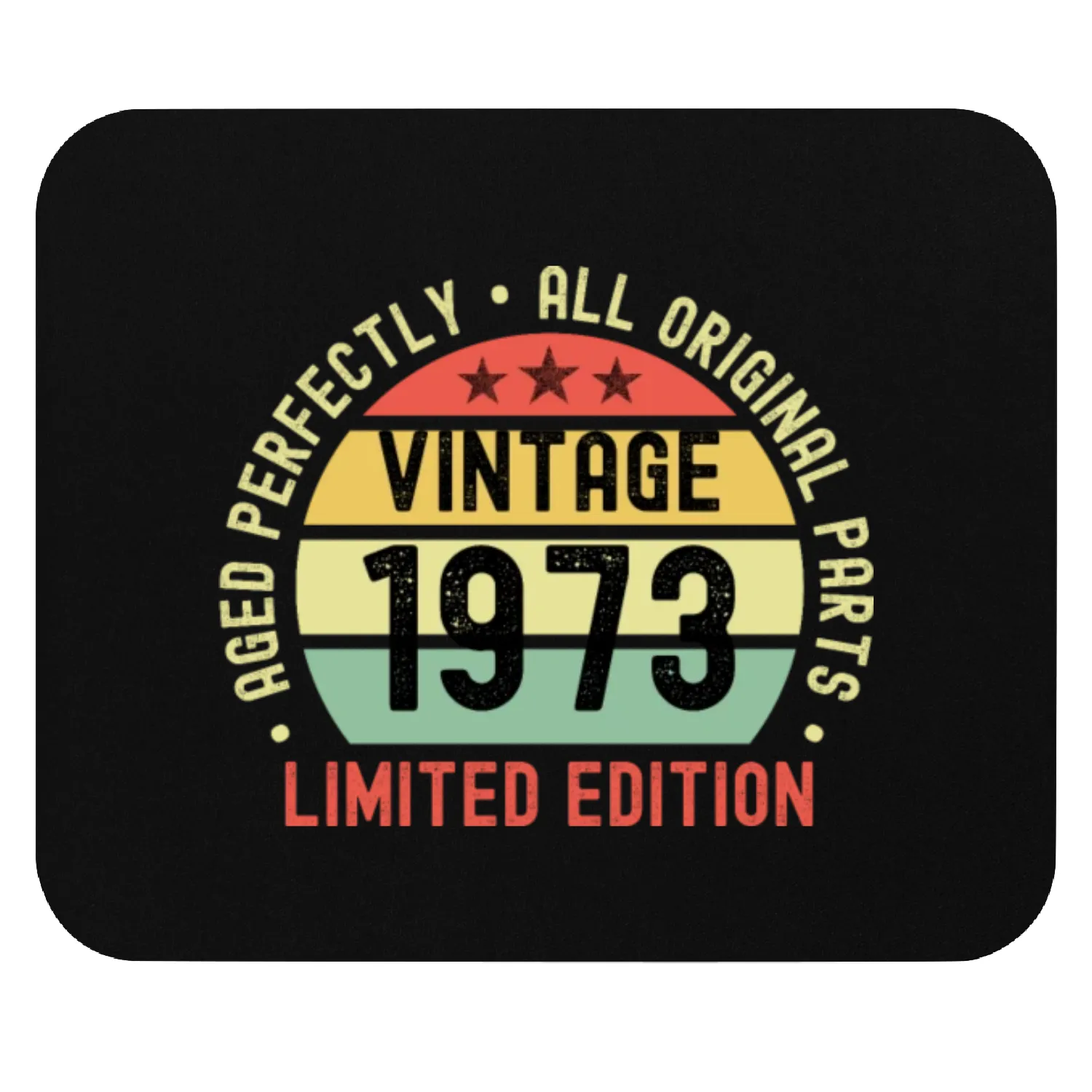 50th Birthday Vintage 1973 Mouse Pads