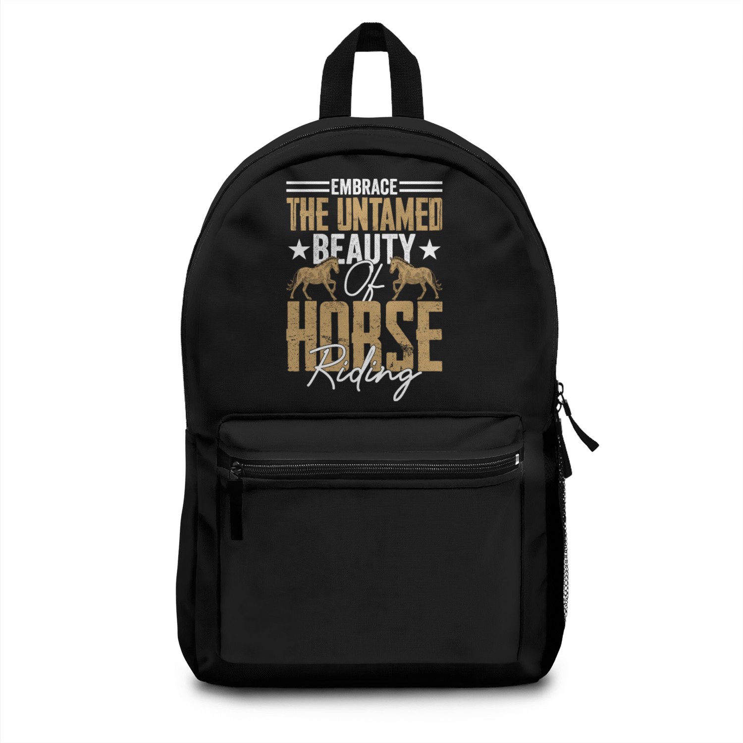 Embrace The Untamed Beauty Of Horse Riding Horseba Backpacks