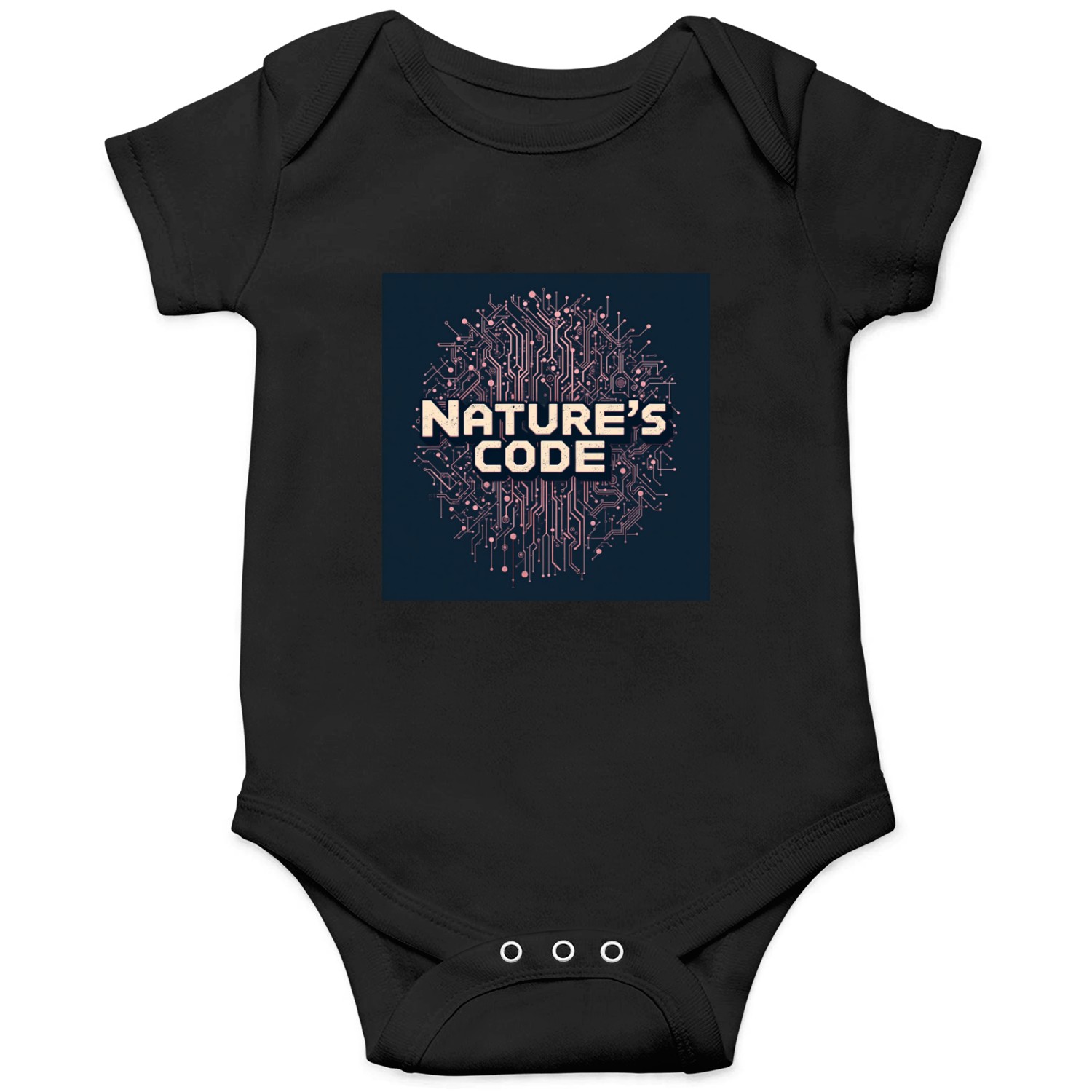 Nature's Code - Digital Nature Pattern Design Onesies