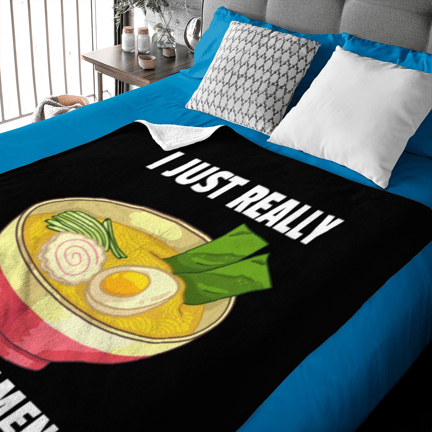 Ramen Life Noodle Lovers Japanese Bowl aesthetic Baby Blankets