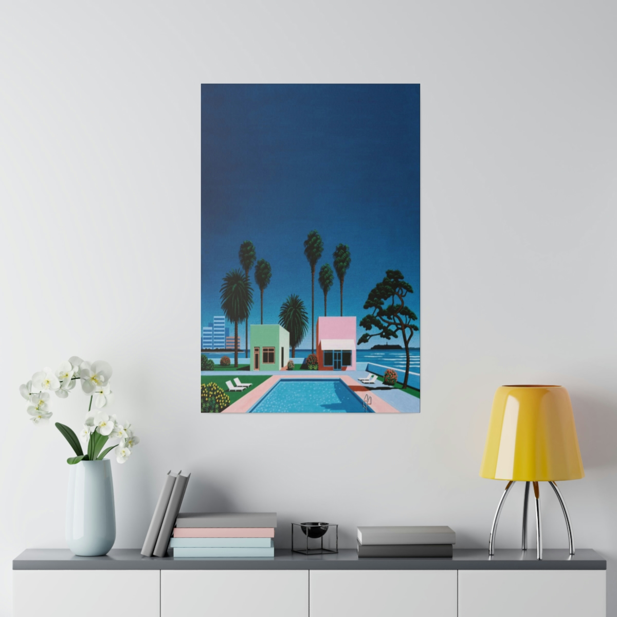 Hiroshi Nagai Art Print Poster Vaporwave Aesthetic Wallpaper Canvas