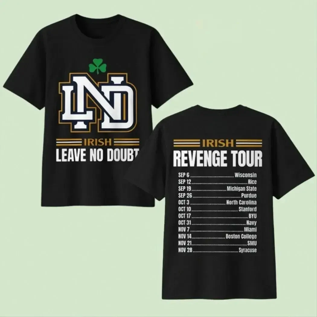 Irish Leave No Doubt Revenge Tour 2026 Unisex T- Shirt