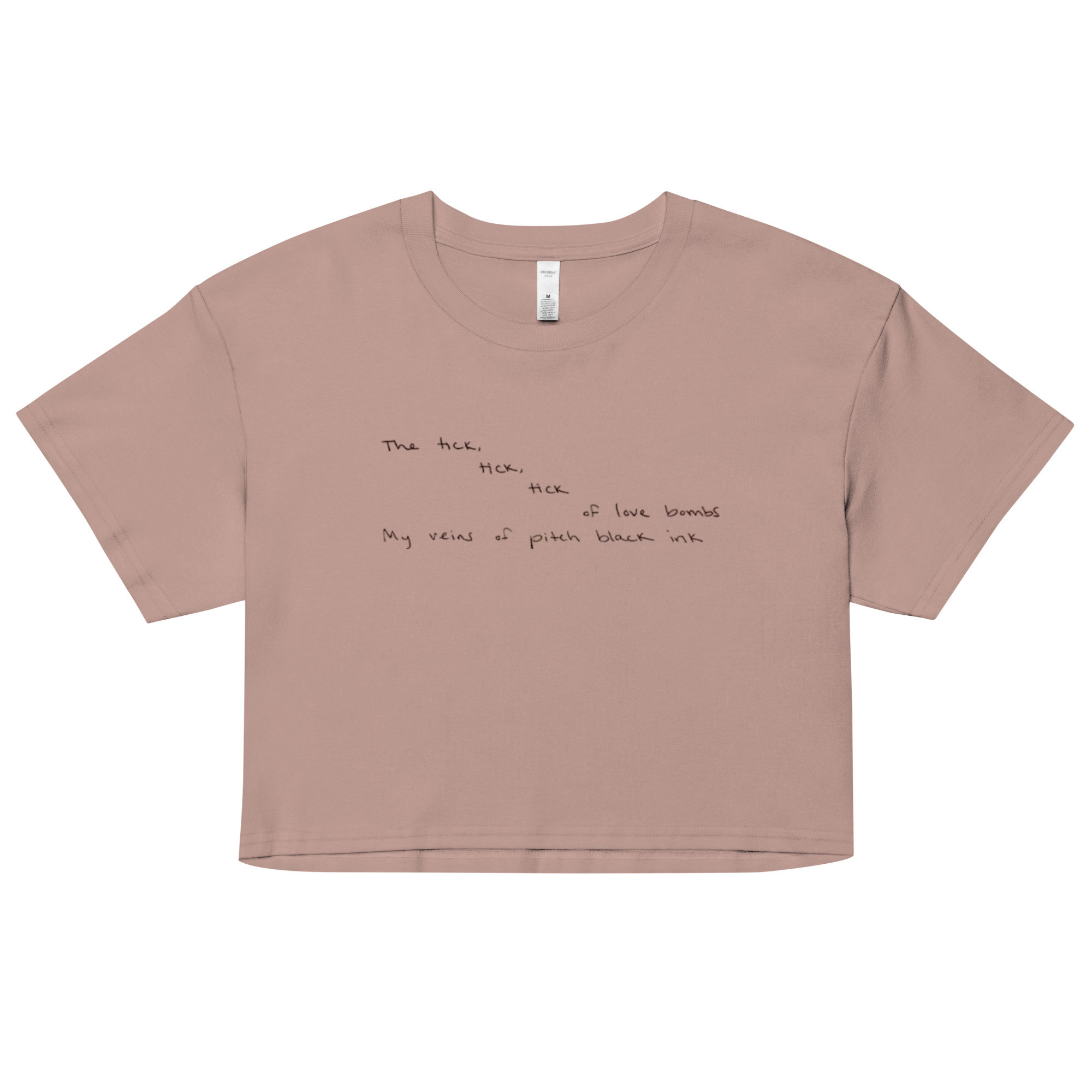 TTPD Lyrics Crop Top