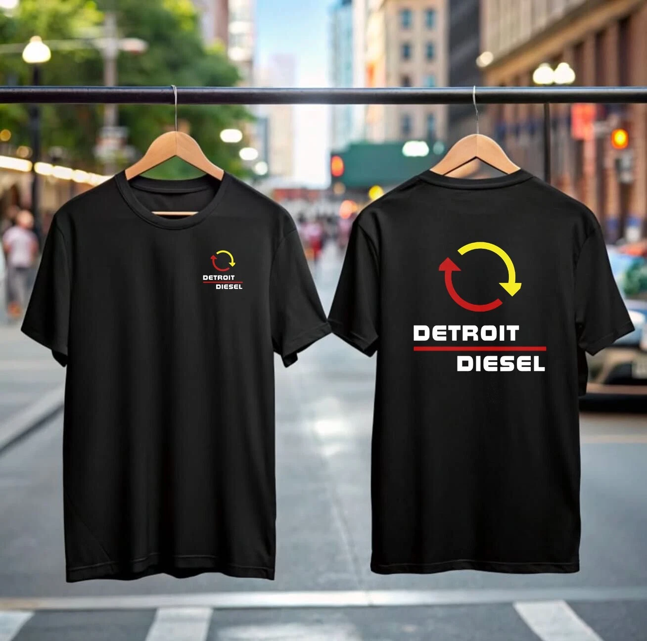 Detroit Diesel Racing T-Shirt for Truck Drivers