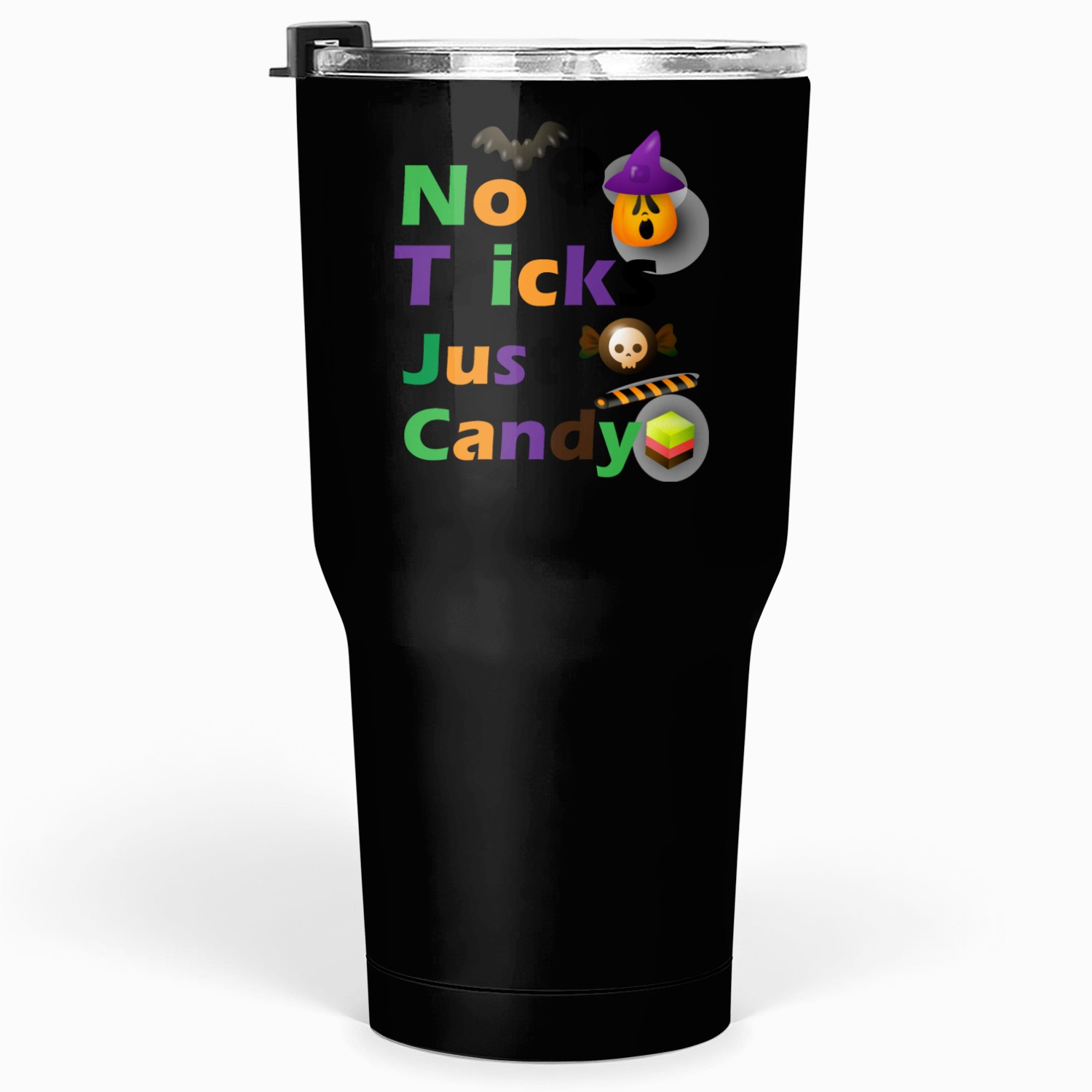 No Tricks Just Candy Tumblers 30 Oz