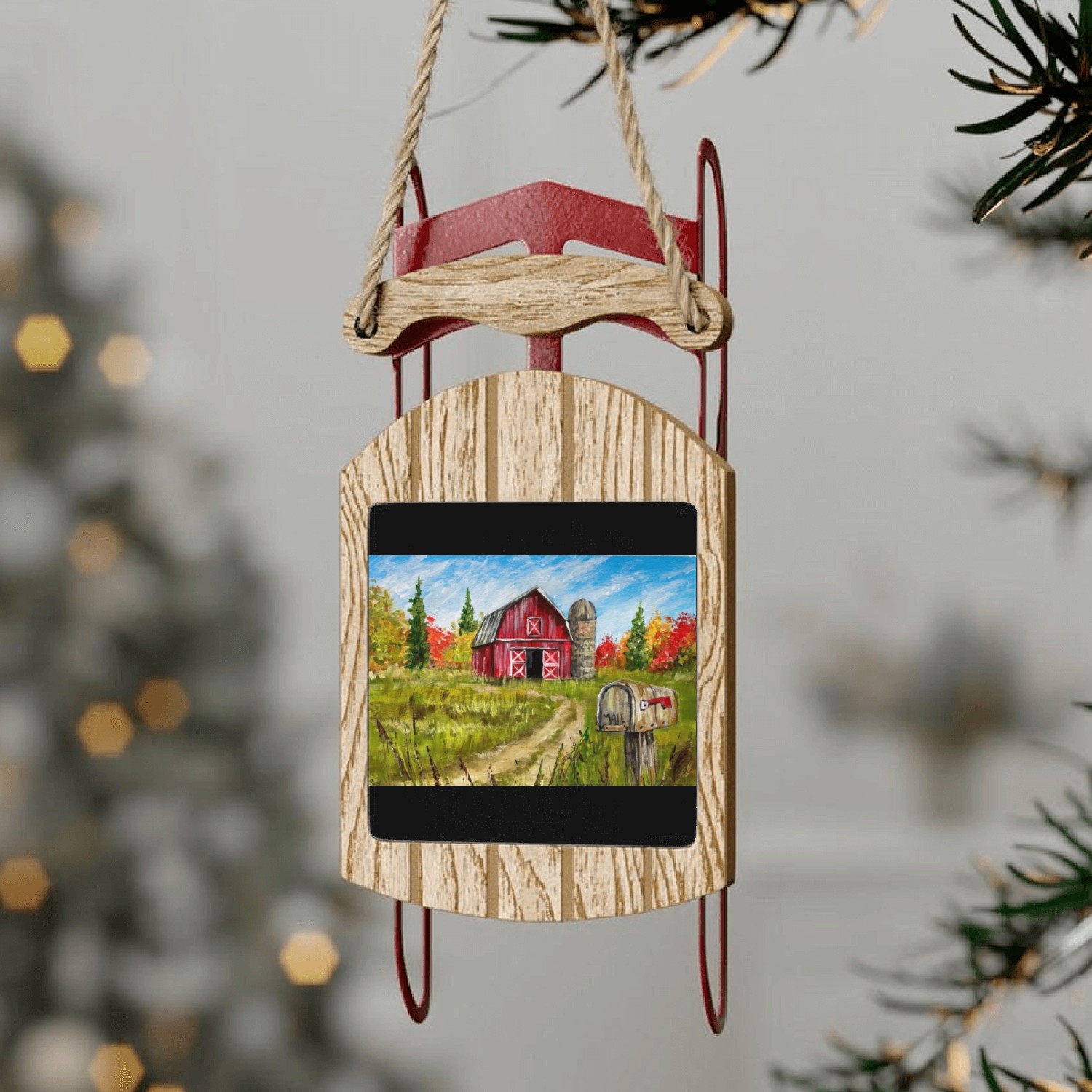 Nature Sled Ornaments