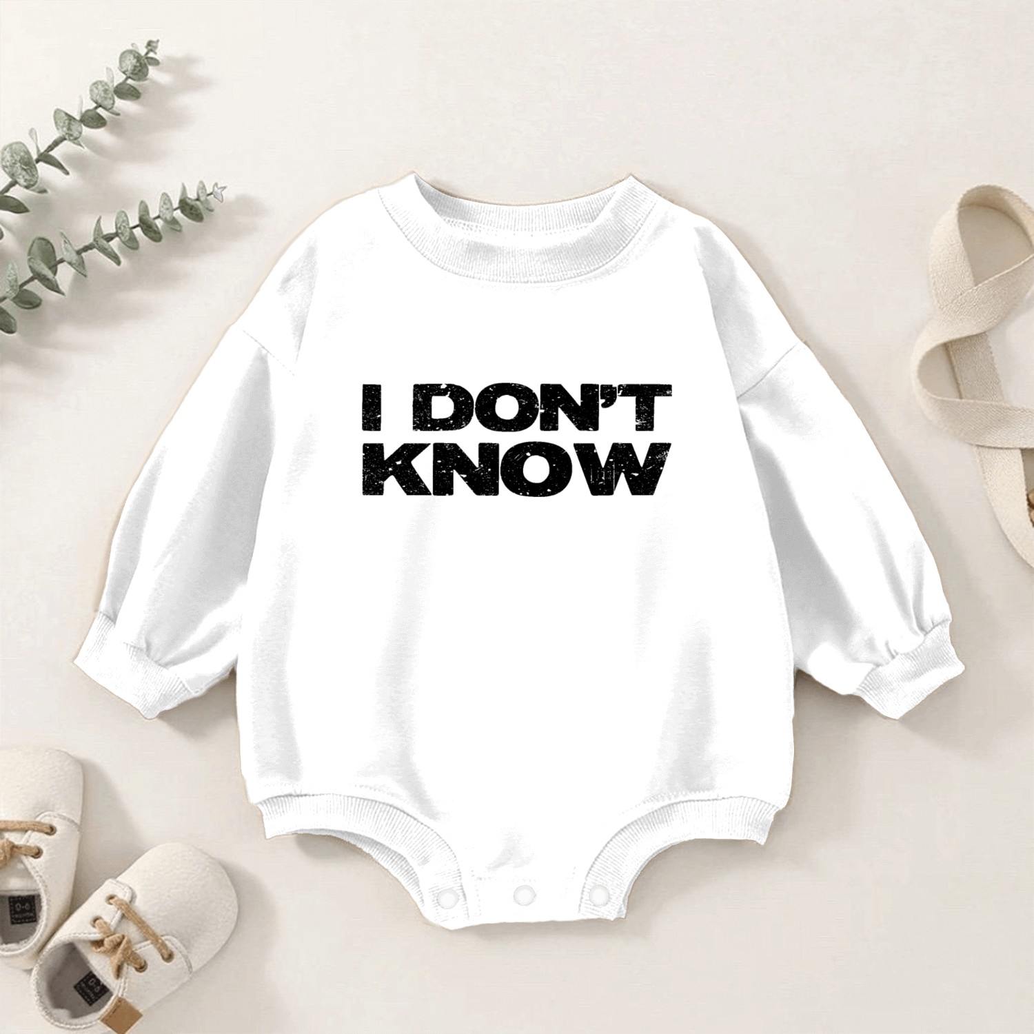 I don't know. Baby Romper Sweatshirts