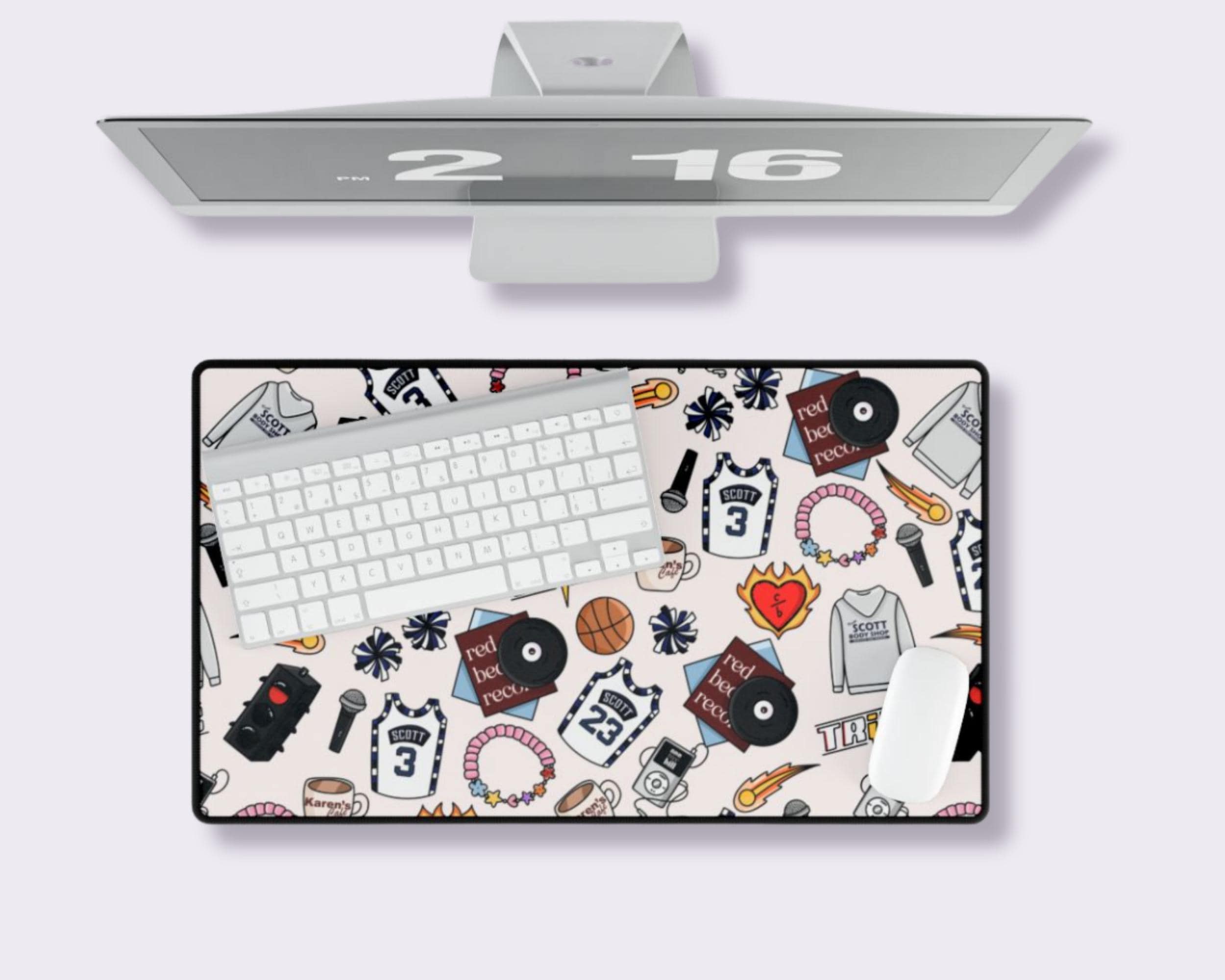 One Tree Hill Inspired Desk Mat | Fandom Lovers Mouse Pad | Cozy Home Office