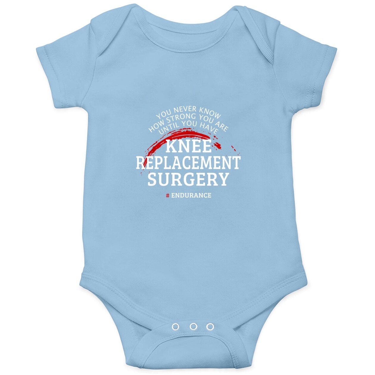 Knee Replacement Surgery Recovery Get Well Gift Baby Bodysuit