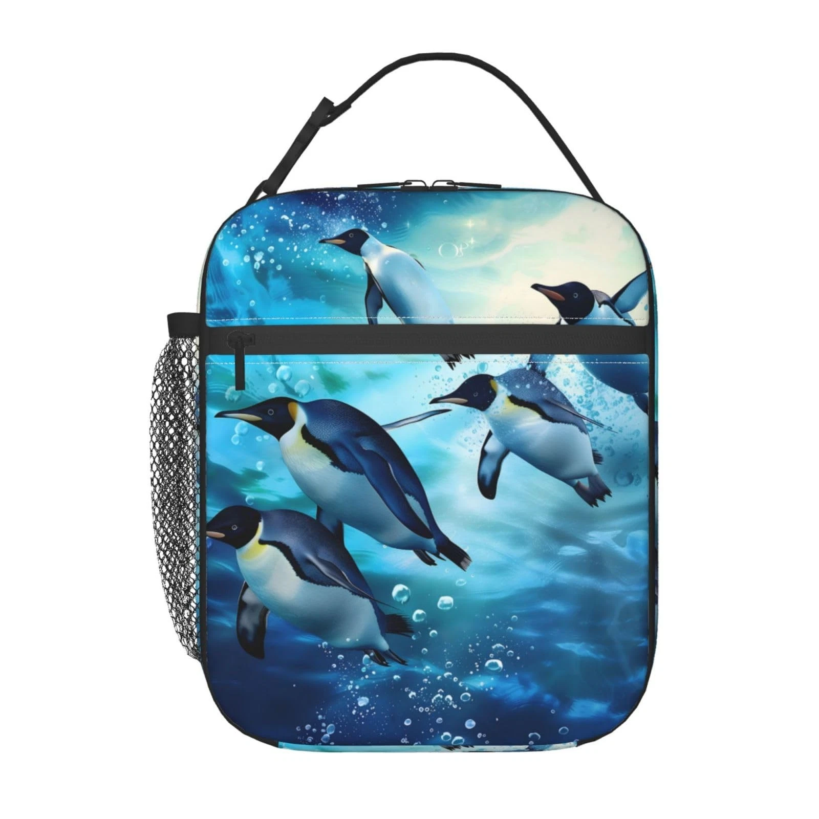 Cute Penguin Kids Lunch Bag for Girls and Boys