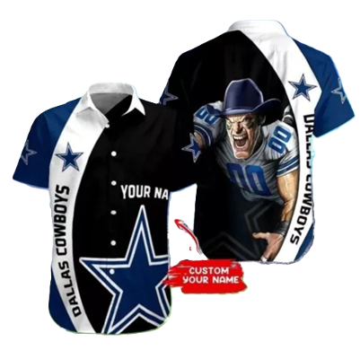 Dallas Team Cowboyss Hawaiian Shirt, Button Down Full Size