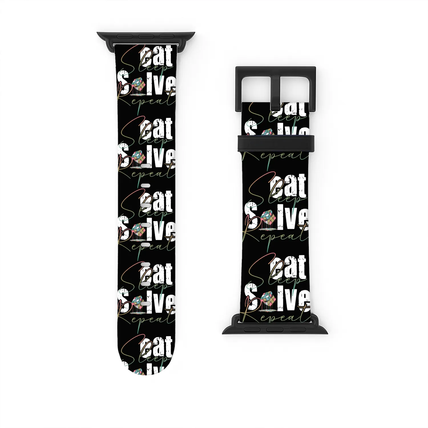Eat Sleep Solve Repeat Watch Bands For Apple Watch