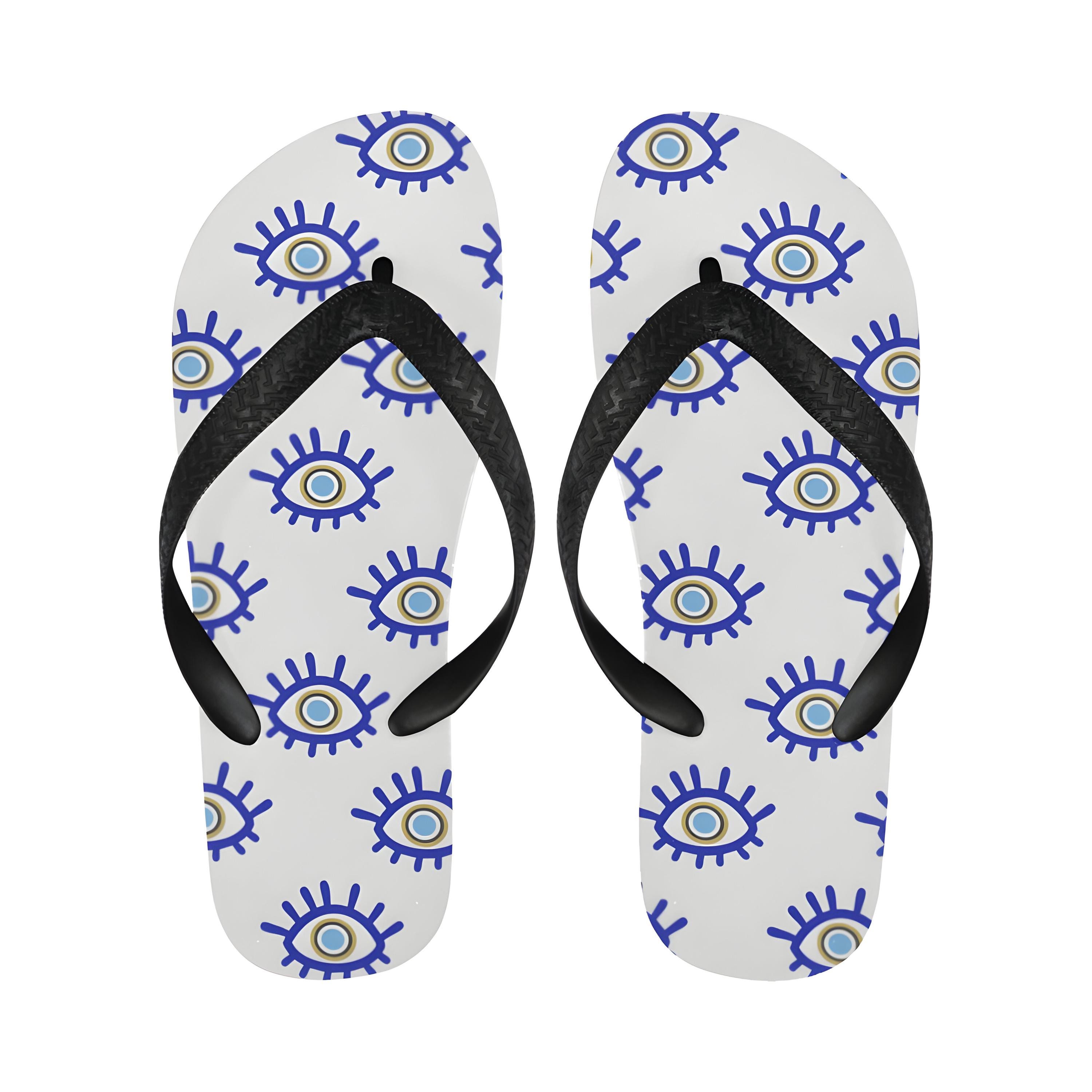 Evil Eye of Protection Flip Flops Flip Flops for Men/Women