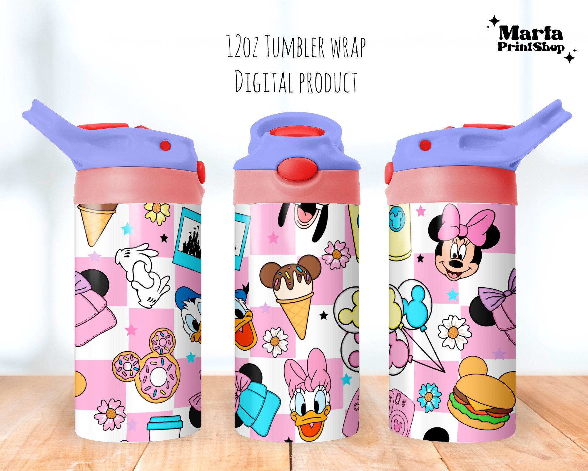 Magical Tumbler, Magical Snacks Sippy Cup 12oz, Flip Top Tumbler 12oz