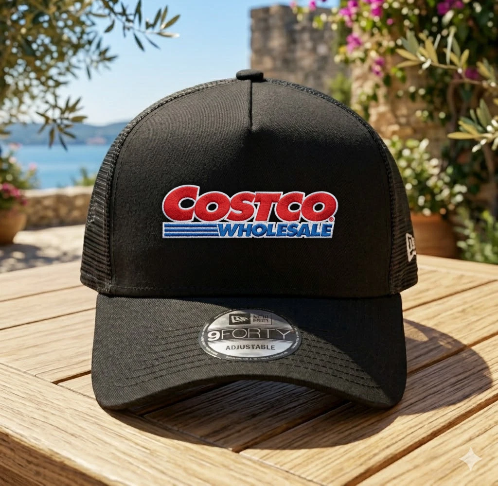 Costco Trucker Hat Snapback Cap Black